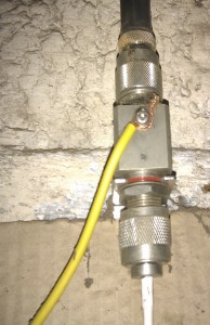 Part Of The Cabling For The WiFi Link