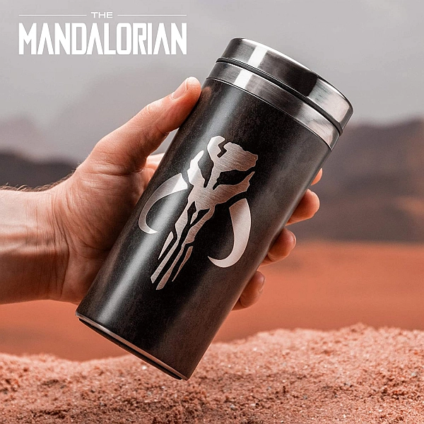 Mandalorian travel mug