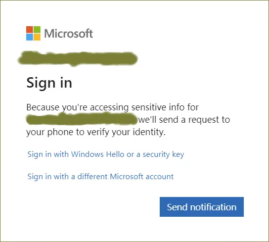 Microsoft login
