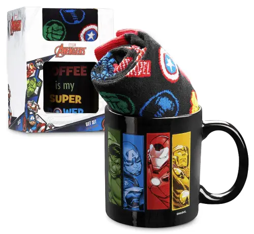 Marvel Avengers sock and mug