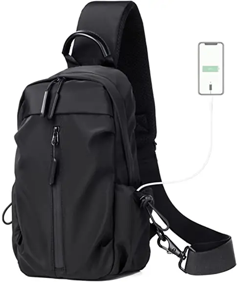 Lightweight Sling Pack with USB Port