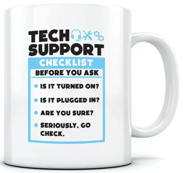 Geek Christmas Present - tech mug